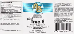 Label for Ultra True E