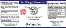 Label for Kinessence