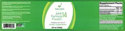 Label for Joint Formula 14 Powder
