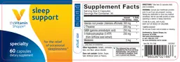 Label for Sleep Support
