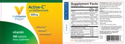 Label for Active-C with Bioflavonoids 500 mg