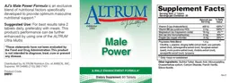 Label for Male Power