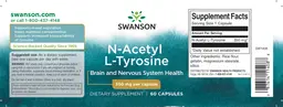 Label for N-Acetyl L-Tyrosine 350 mg