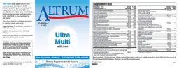 Label for Ultra Multi with Iron