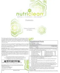 Label for Probiotics