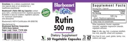 Label for Rutin 500 mg
