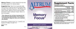 Label for Memory Focus