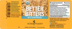 Label for Better Bitters Bittersweet