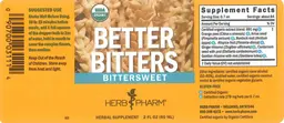 Label for Better Bitters Bittersweet