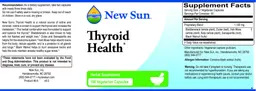 Label for Thyroid Health