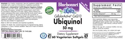 Label for CellularActive CoQ10 Ubiquinol 50 mg