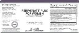 Label for Rejuvenate Plus for Women