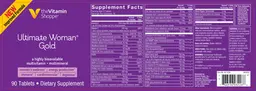 Label for Ultimate Woman Gold