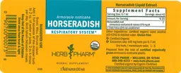 Label for Horseradish