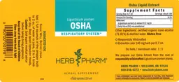 Label for Osha