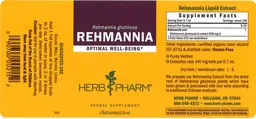 Label for Rehmannia