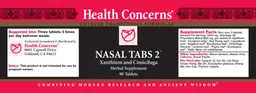 Label for Nasal Tabs 2