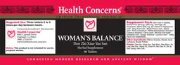 Label for Woman's Balance
