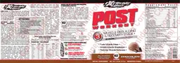 Label for Post Workout Chocolate Flavor