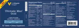 Label for Ultimate Man Gold