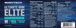 Label for Ultimate Man Elite