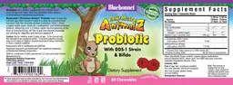 Label for Probiotic Raspberry Flavor