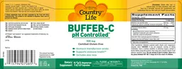 Label for Buffer-C pH Controlled 500 mg