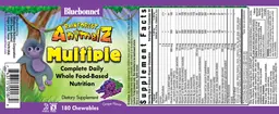 Label for Multiple Grape Flavor