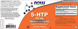 Label for 5-HTP 100 mg