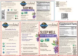 Label for Sleep Well Rest & Refresh