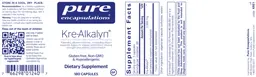 Label for Kre-Alkalyn