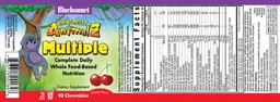 Label for Multiple Cherry Flavor