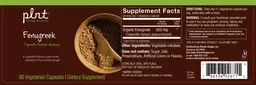 Label for Fenugreek