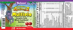 Label for Multiple Cherry Flavor