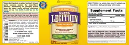 Label for Ultra Lecithin Concentrate