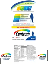 Label for Centrum Men