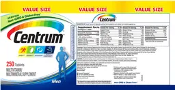Label for Centrum Men