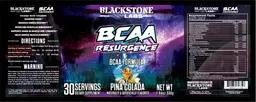 Label for BCAA Resurgence Pina Colada