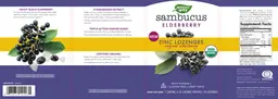Label for Sambucus Zinc Lozenges Original Elderberry