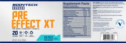 Label for Pre Effect XT Blue Breeze