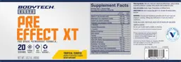 Label for Pre Effect XT Tropical Sunrise