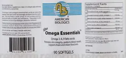 Label for Ultra Omega Essentials
