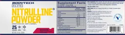 Label for Nitrulline Powder Watermelon