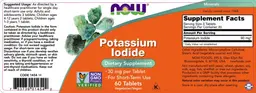 Label for Potassium Iodide