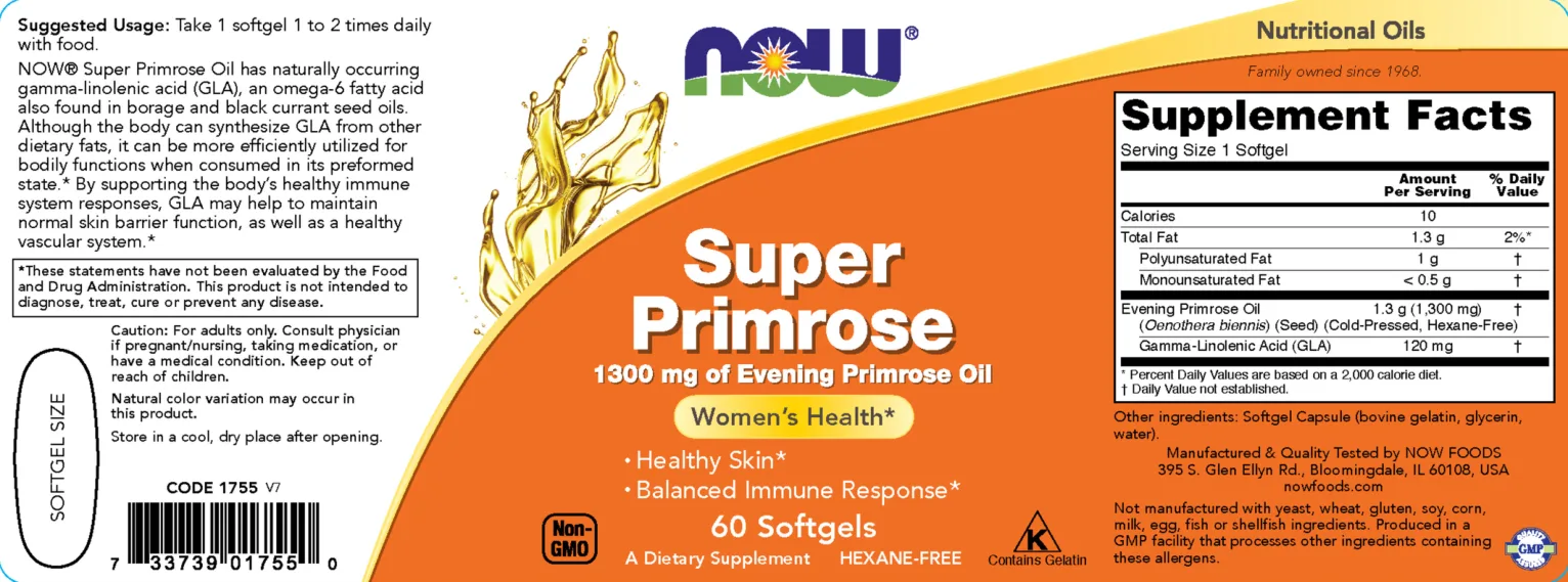 Label for Super Primrose
