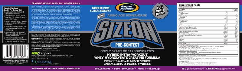 SizeOn Concord Grape