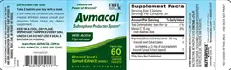 Label for Avmacol