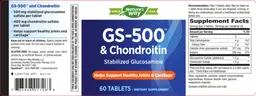 Label for GS-500 & Chondroitin