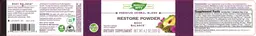Label for Restore Powder