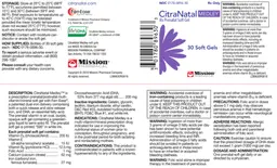 Label for CitraNatal Medley